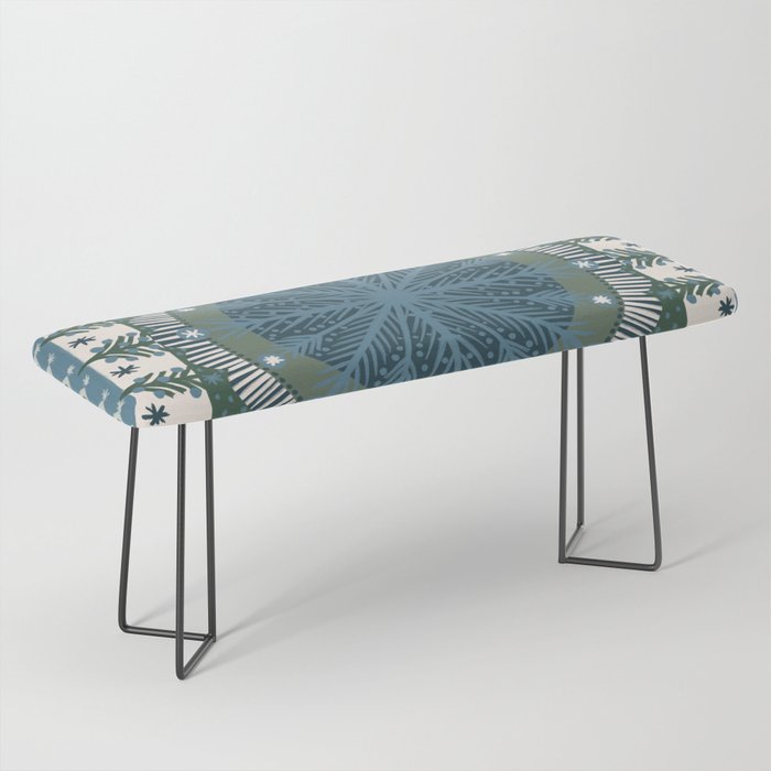 Christmas Symmetric Pattern #3 Bench Gallery Image 1