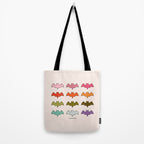 Rainbow Bats Tote Bag Gallery Image 2