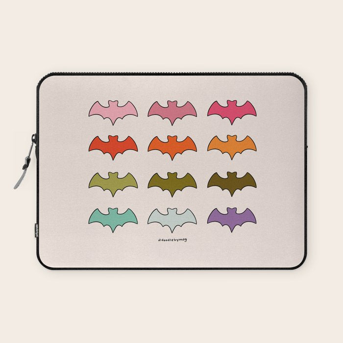 Rainbow Bats Laptop Sleeve Gallery Image 1