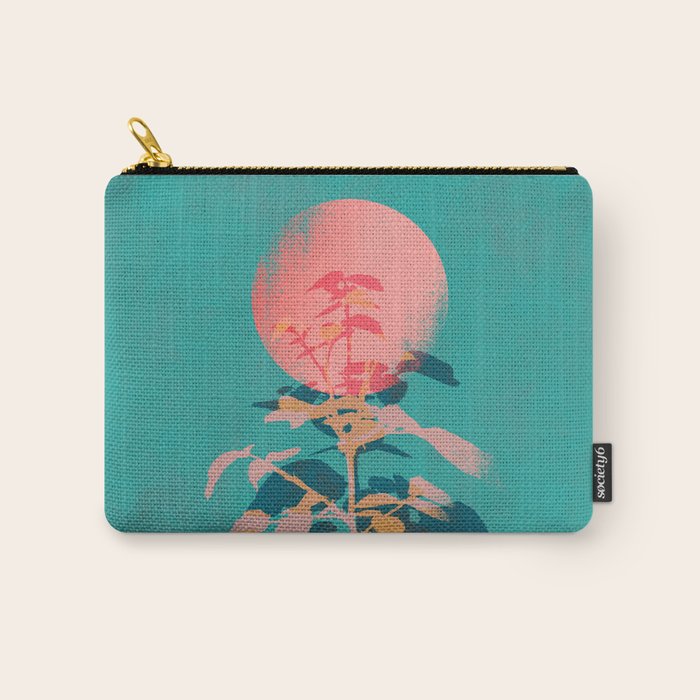 Flower noir Carry All Pouch Gallery Image 1