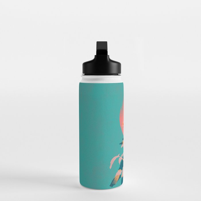 Flower noir Water Bottle Gallery Image 3