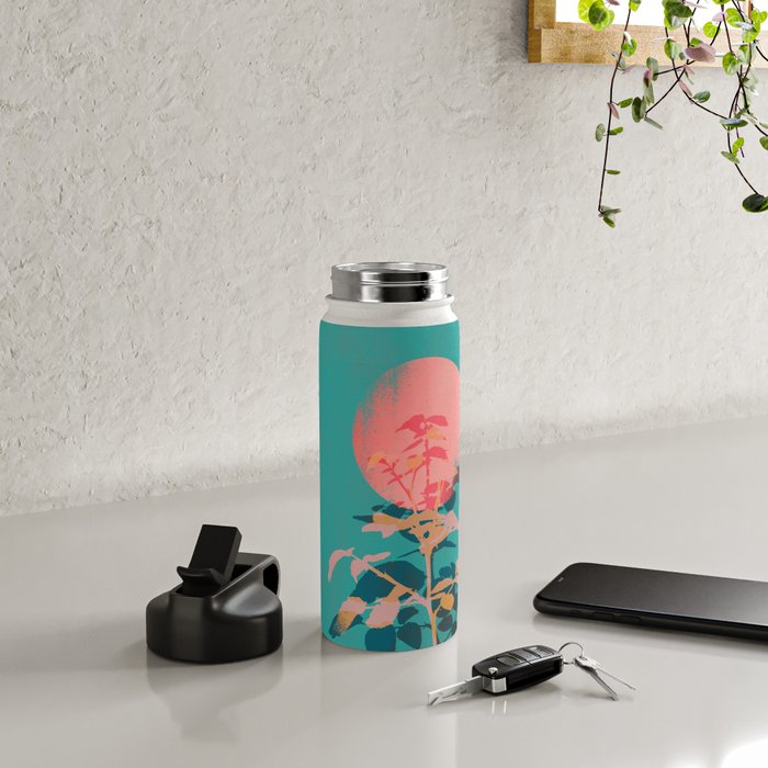 Flower noir Water Bottle Gallery Image 4