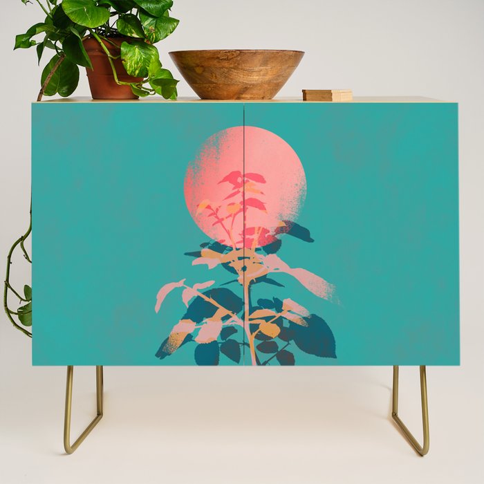 Flower noir Credenza Gallery Image 1