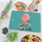 Flower noir Cutting Board Gallery Image 2