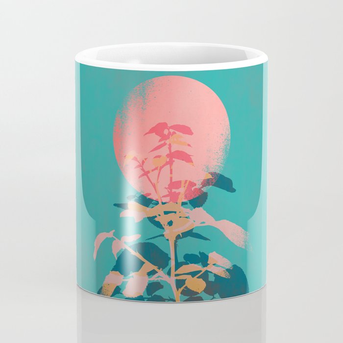 Flower noir Coffee Mug Gallery Image 4