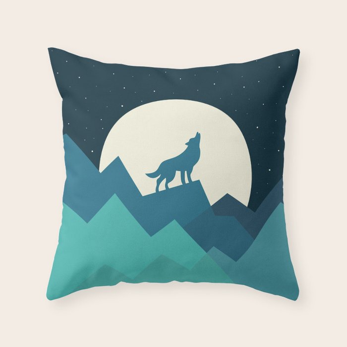 Keep The Wild In You Throw Pillow Gallery Image 1