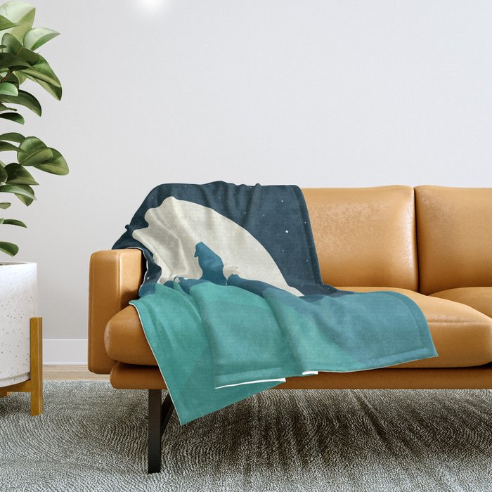 Keep The Wild In You Throw Blanket Gallery Image 1