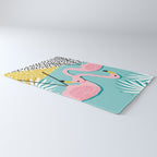 Bro - wacka design memphis throwback minimal retro hipster 1980s 80s neon pop art flamingo lawn Rug Gallery Image 3