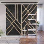 Art Deco Black Wall Mural Gallery Image 1