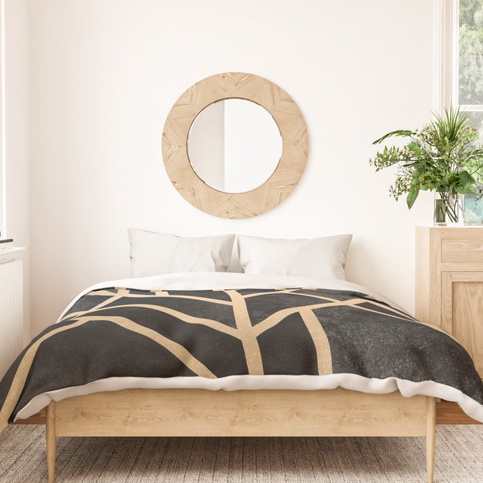 Art Deco Black Duvet Cover Gallery Image 3