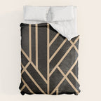 Art Deco Black Duvet Cover Gallery Image 6