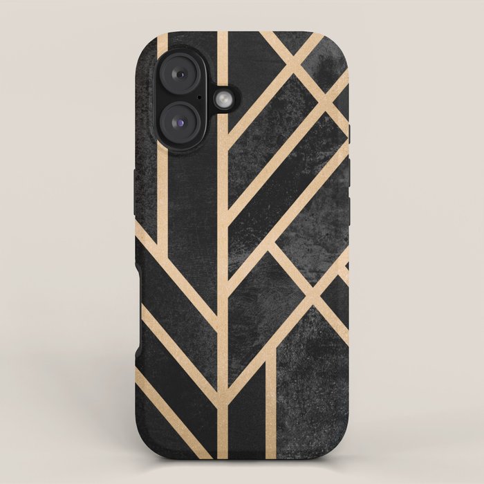 Art Deco Black iPhone Case Gallery Image 1