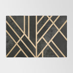 Art Deco Black Rug Gallery Image 2