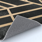 Art Deco Black Rug Gallery Image 4