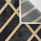 Art Deco Black Wall Tapestry Gallery Image 3