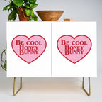 Be Cool Honey Bunny, Funny Saying Credenza Gallery Image 1