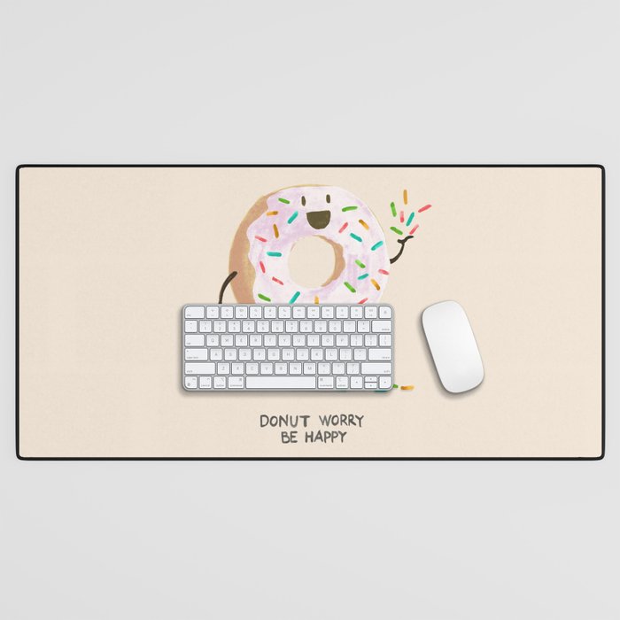 Be Happy Desk Mat Gallery Image 1