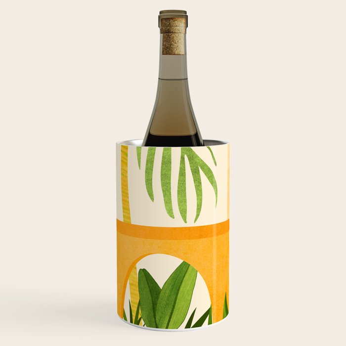Garden Hacienda / Whimsical Landscape Illustration Wine Chiller Gallery Image 2