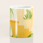 Garden Hacienda / Whimsical Landscape Illustration Coffee Mug Gallery Image 4