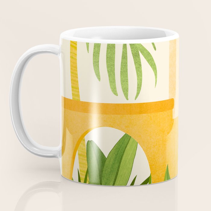 Garden Hacienda / Whimsical Landscape Illustration Coffee Mug Gallery Image 3
