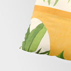 Garden Hacienda / Whimsical Landscape Illustration Pillow Sham Gallery Image 4