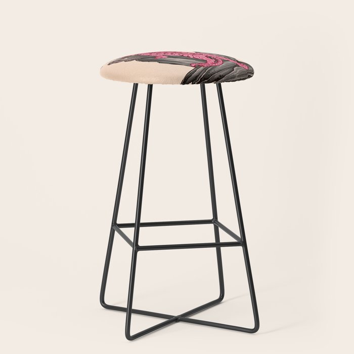Japanese Courage Tiger Stool Gallery Image 1