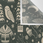 Winter Nights: Forest Wall Tapestry Gallery Image 3