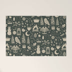 Winter Nights: Forest Welcome Mat Gallery Image 1