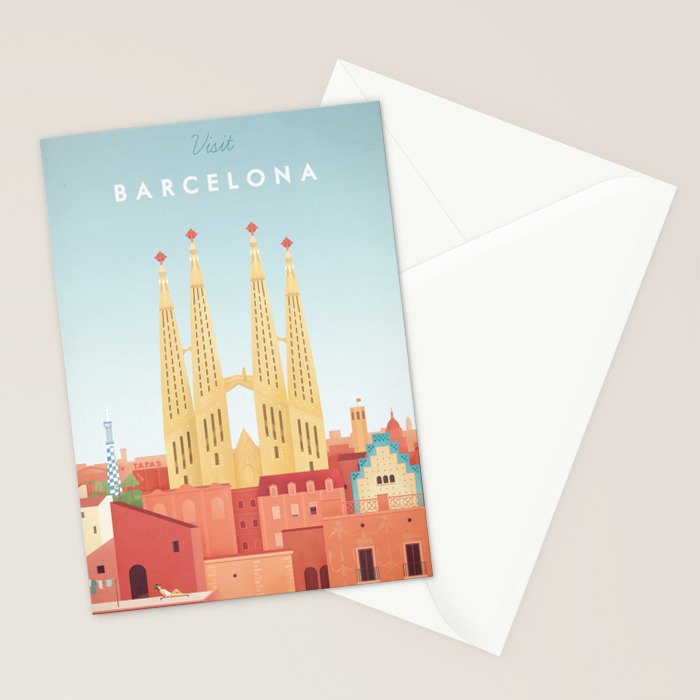 Barcelona Stationery Card Gallery Image 2