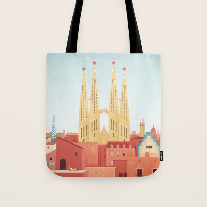 Barcelona Tote Bag Gallery Image 1