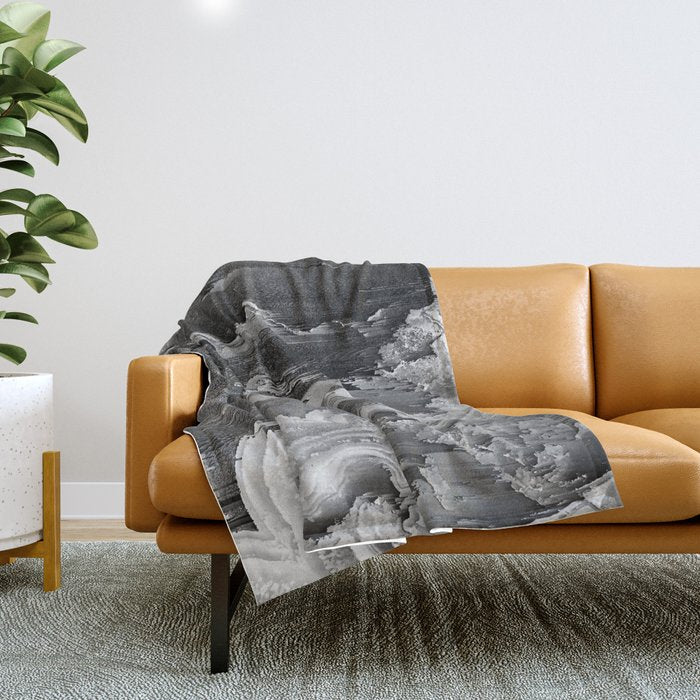 AGATE DRIFT Throw Blanket Gallery Image 1