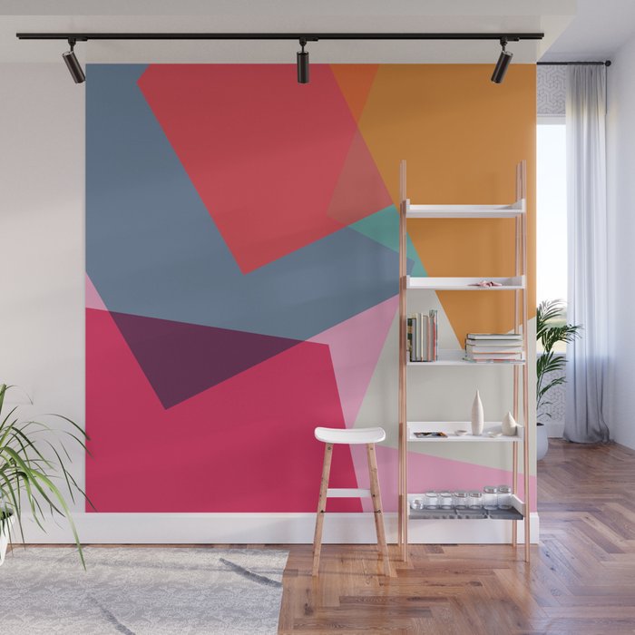 Geometric Abstract 01 Wall Mural Gallery Image 1