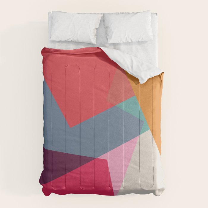 Geometric Abstract 01 Comforter Gallery Image 1