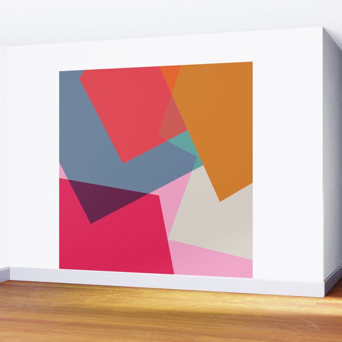 Geometric Abstract 01 Wall Mural Gallery Image 2