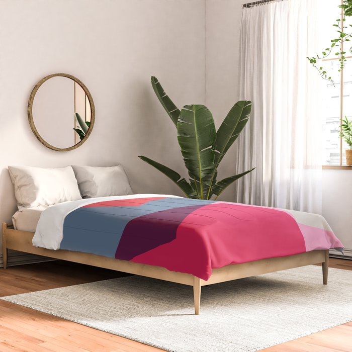 Geometric Abstract 01 Comforter Gallery Image 2