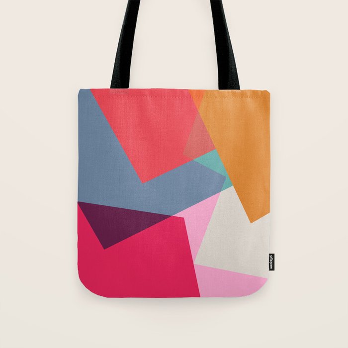 Geometric Abstract 01 Tote Bag Gallery Image 1