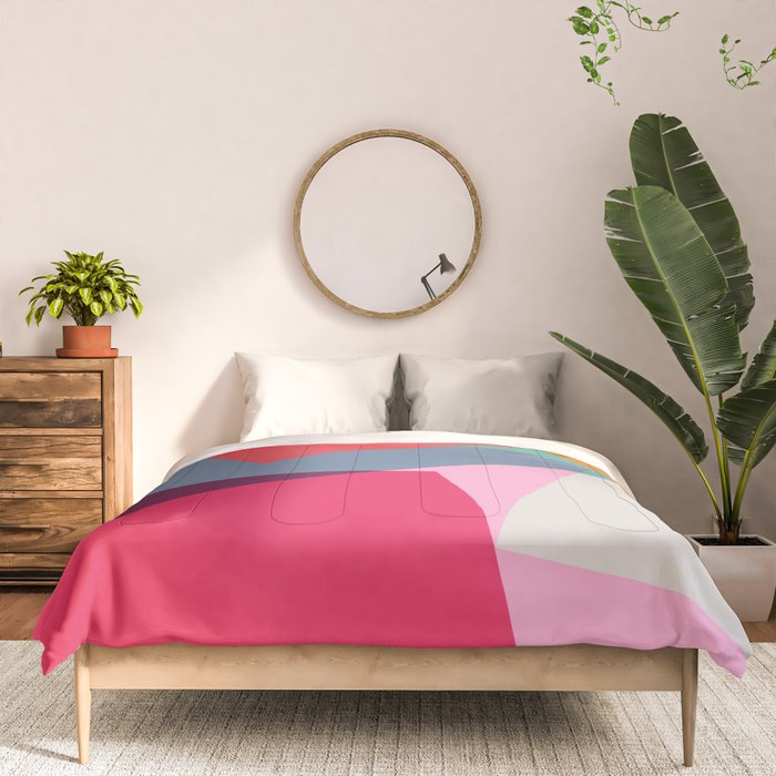 Geometric Abstract 01 Comforter Gallery Image 3