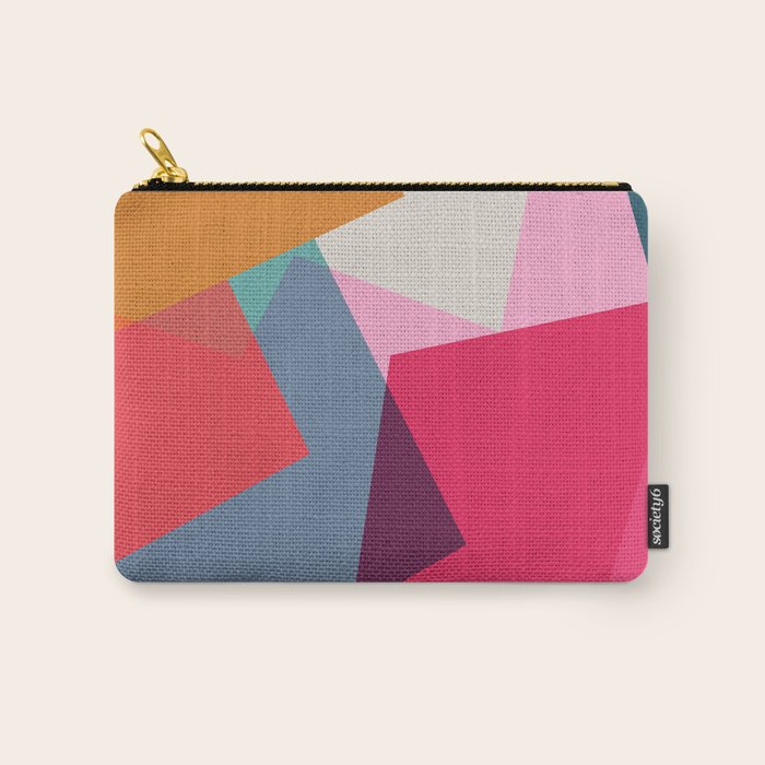 Geometric Abstract 01 Carry All Pouch Gallery Image 1