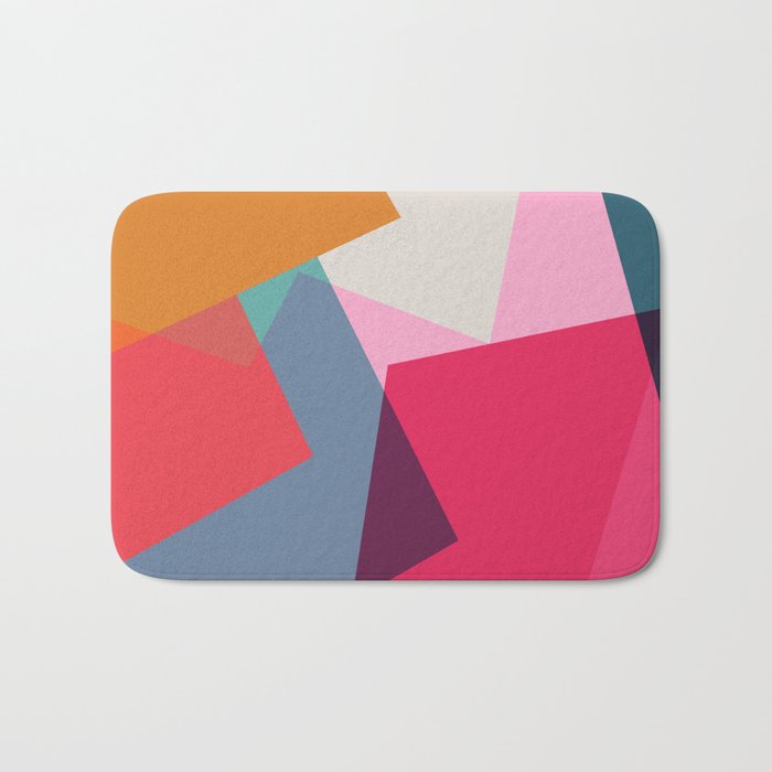 Geometric Abstract 01 Bath Mat Gallery Image 1