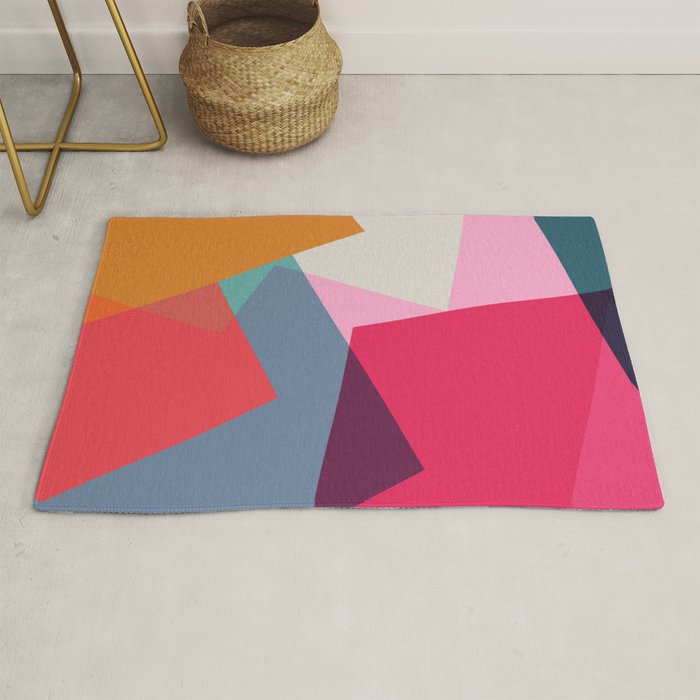 Geometric Abstract 01 Rug Gallery Image 1