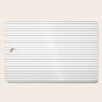 White And Black Pinstripe Line Stripe Minimalist Stripes Lines Drawing Cutting Board Gallery Image 1