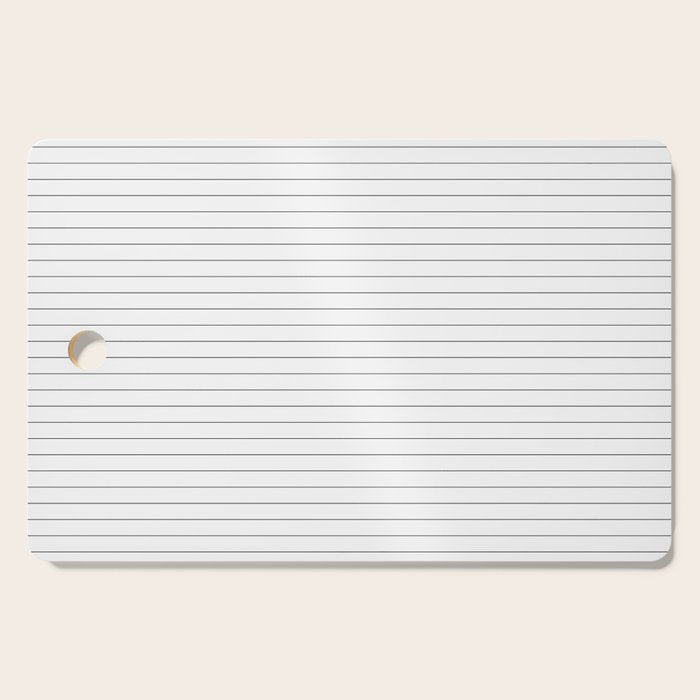 White And Black Pinstripe Line Stripe Minimalist Stripes Lines Drawing Cutting Board Gallery Image 1