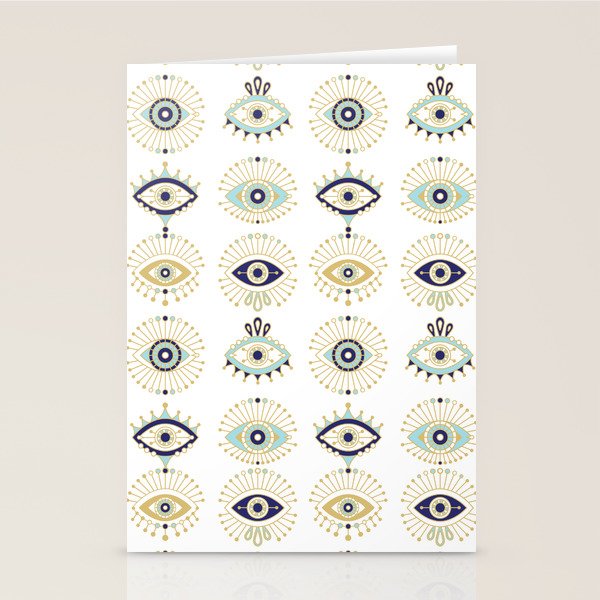 Evil Eye Collection on White Stationery Card Gallery Image 2