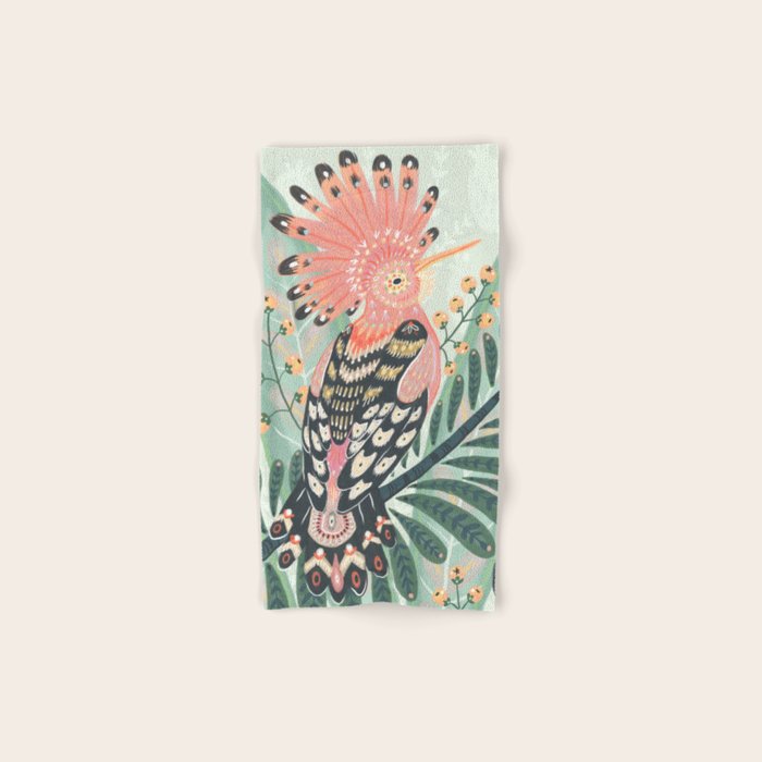 Hoopoe Bird Bath Towel Gallery Image 1