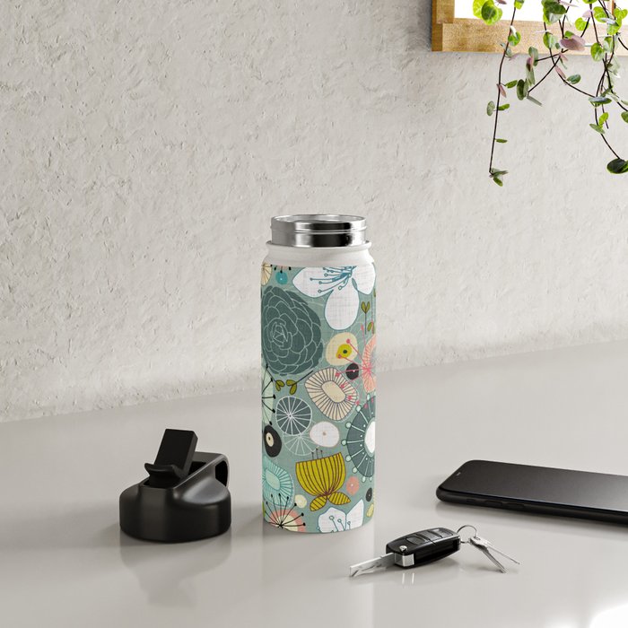 oriental blooms Water Bottle Gallery Image 4