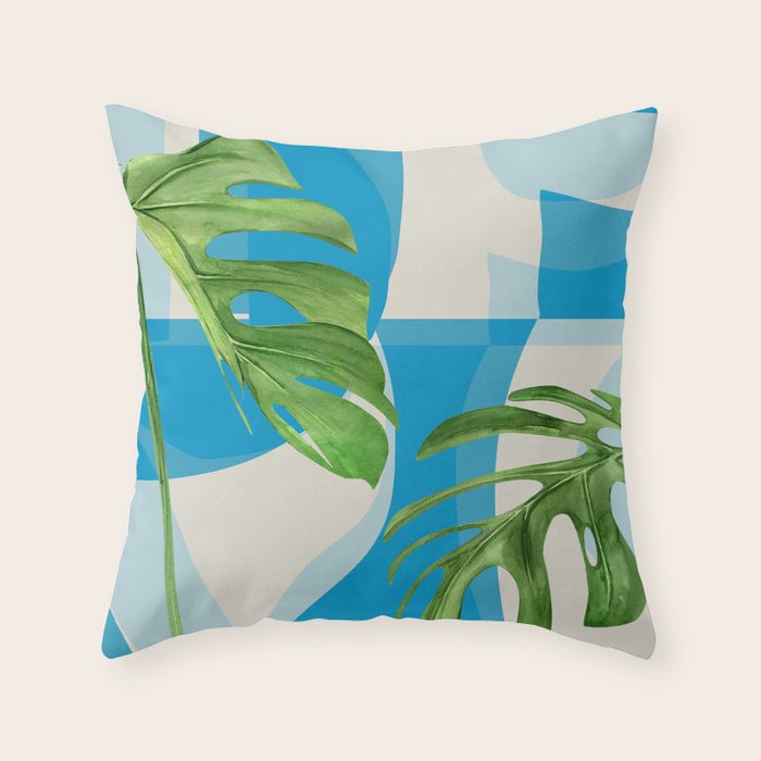 Tropical Geometry 82 Throw Pillow Gallery Image 6