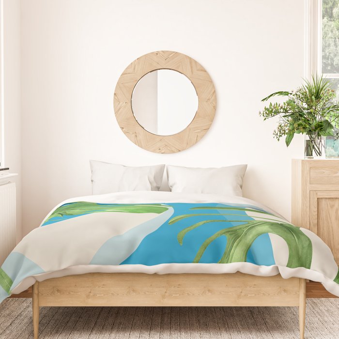 Tropical Geometry 82 Duvet Cover Gallery Image 3