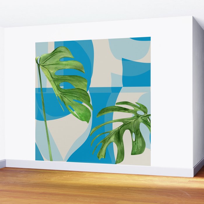 Tropical Geometry 82 Wall Mural Gallery Image 2