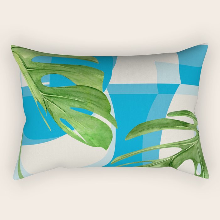 Tropical Geometry 82 Rectangular Pillow Gallery Image 1