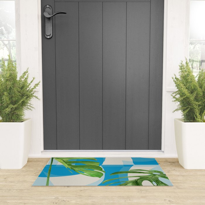 Tropical Geometry 82 Welcome Mat Gallery Image 3